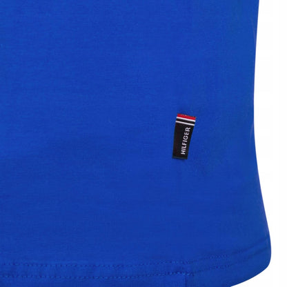 Koszulka męska t-shirt TOMMY HILFIGER 100% bawełna niebieska