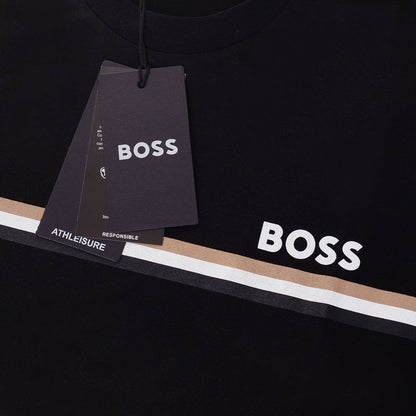 Koszulka męska t-shirt BOSS 100% BAWEŁNA czarna