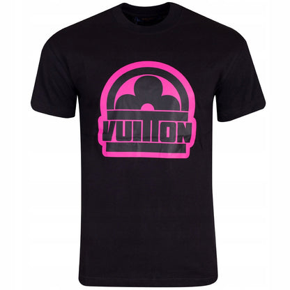 Koszulka męska t-shirt LOUIS VUITTON 100% bawełna czarna