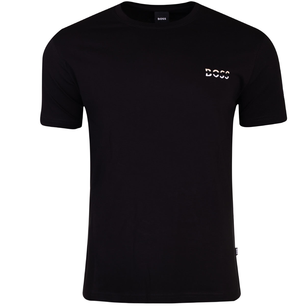 Koszulka męska t-shirt BOSS BAWEŁNA czarna
