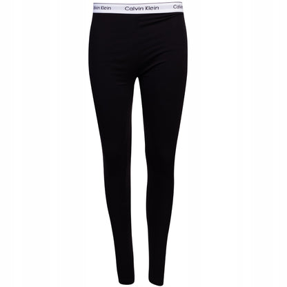 Damski komplet sportowy BAWEŁNA biustonosz + legginsy CALVIN KLEIN czarny