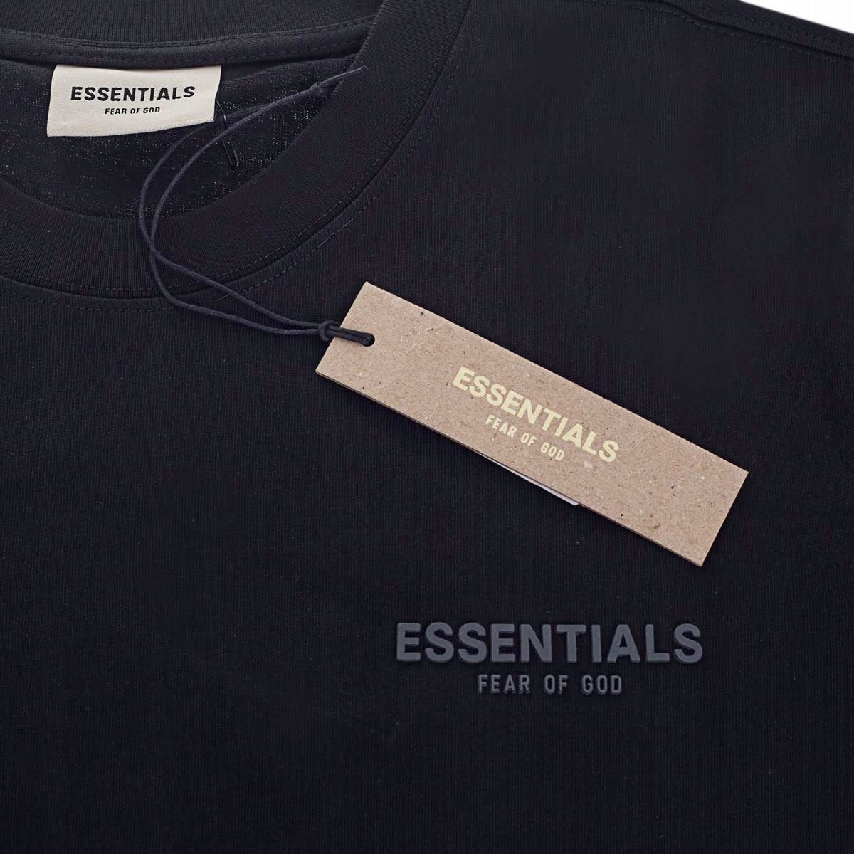 Koszulka męska t-shirt ESSENTIALS 100% bawełna czarna