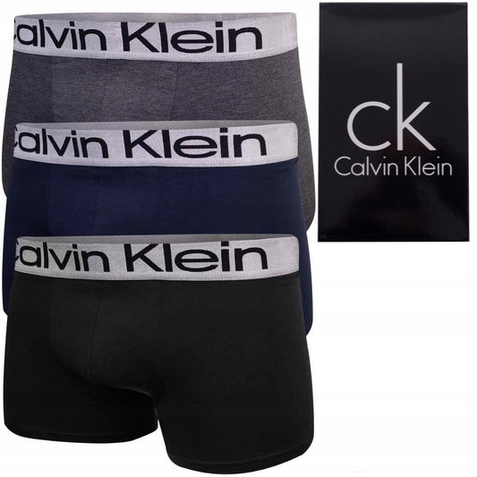 Męskie bokserki GIFTBOX PREZENT bawełniane majtki CALVIN KLEIN 3P