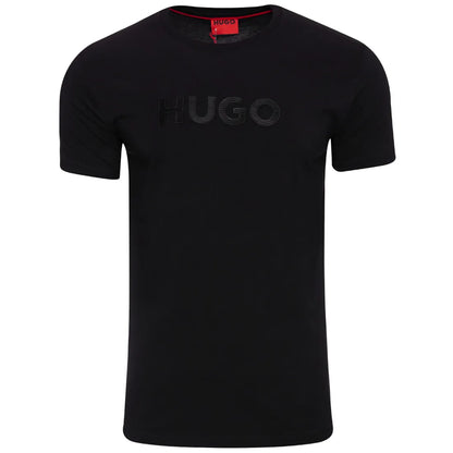 Koszulka męska t-shirt HUGO 100% BAWEŁNA czarna