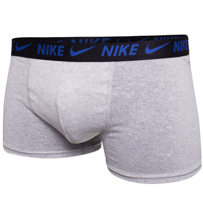 GIFTBOX Bokserki męskie NIKE majtki PREZENT 3 PARY BAWEŁNA szare