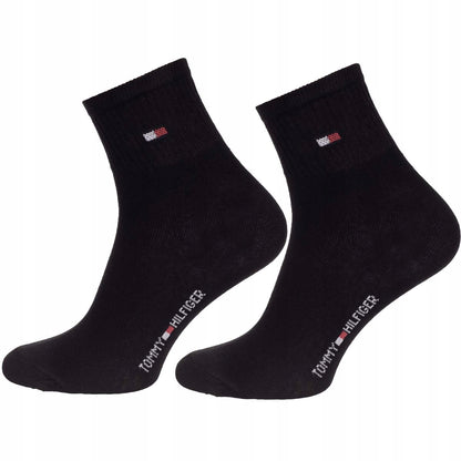 Skarpetki TOMMY HILFIGER skarpety 12 par bawełna czarne/szare/białe