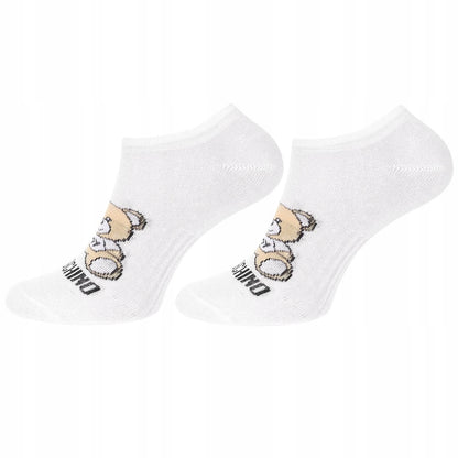 Skarpetki MOSCHINO stopki 12 PAR bawełna białe