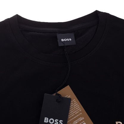 Koszulka męska t-shirt BOSS BAWEŁNA czarna
