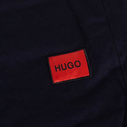 Spodenki męskie krótkie dresowe HUGO 100% bawełna granatowe