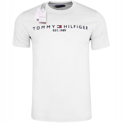 Koszulka męska t-shirt TOMMY HILFIGER 100% bawełna biała