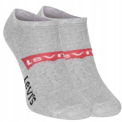 Skarpetki LEVI'S stopki 12 par BAWEŁNA białe/szare/czarne