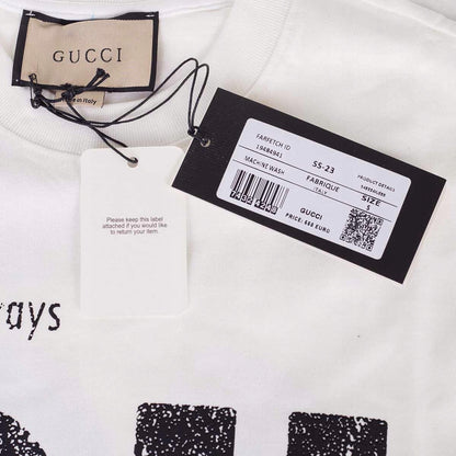 Koszulka męska t-shirt GUCCI 100% bawełna biała