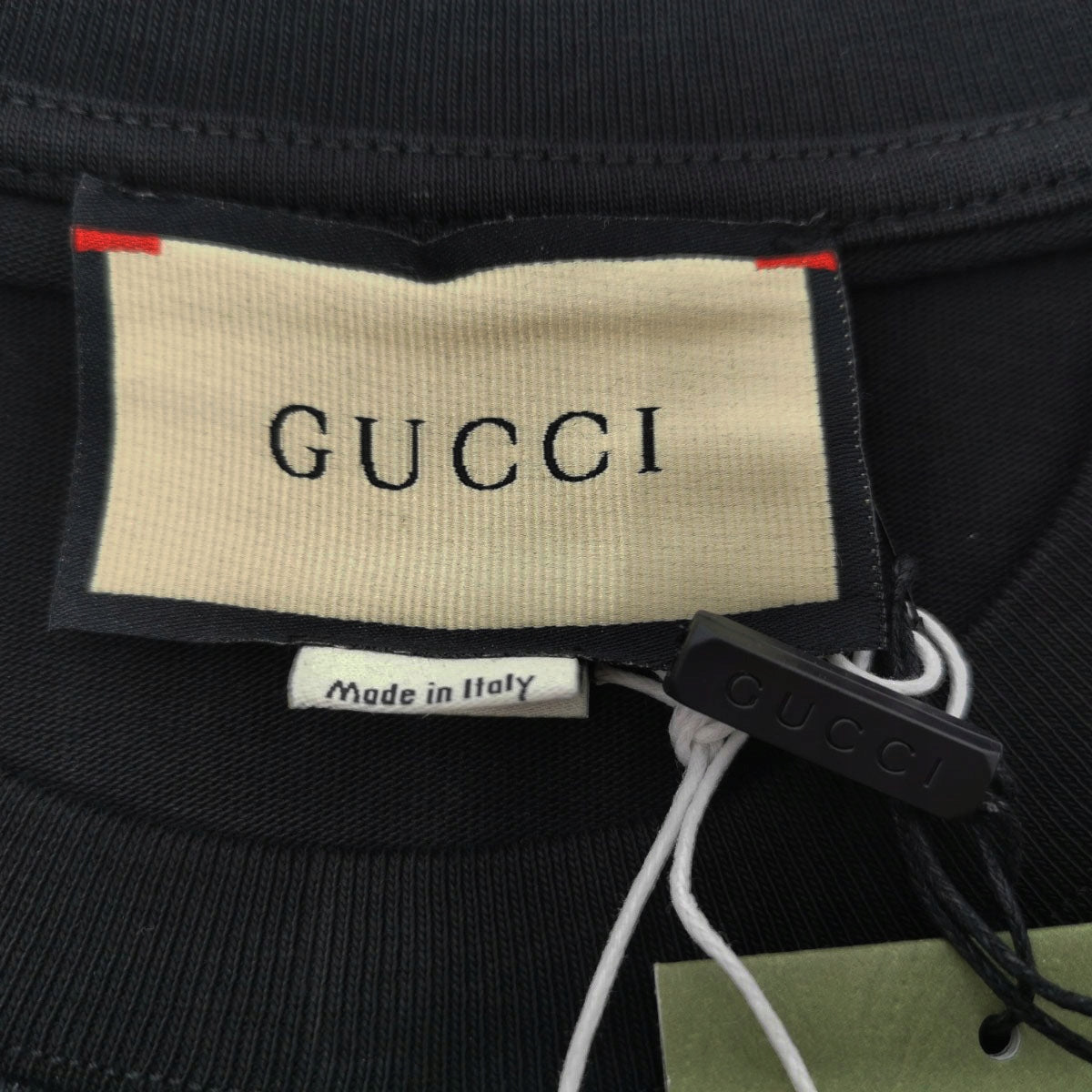 Koszulka męska t-shirt GUCCI 100% bawełna czarna