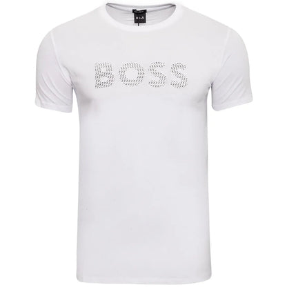 Koszulka męska t-shirt BOSS biała 100% BAWEŁNA