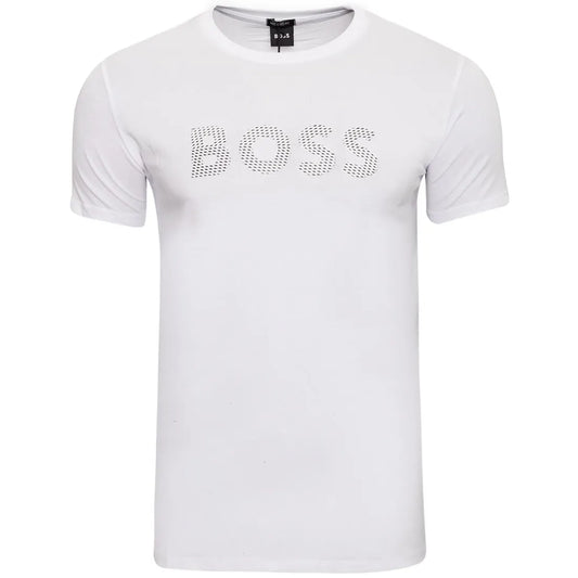Koszulka męska t-shirt BOSS biała 100% BAWEŁNA