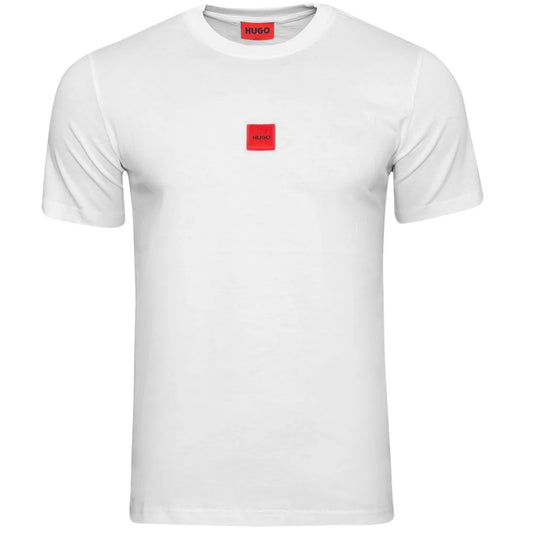Koszulka męska t-shirt HUGO biała 100% BAWEŁNA