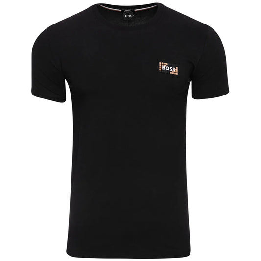 Koszulka męska t-shirt BOSS czarna 100% BAWEŁNA