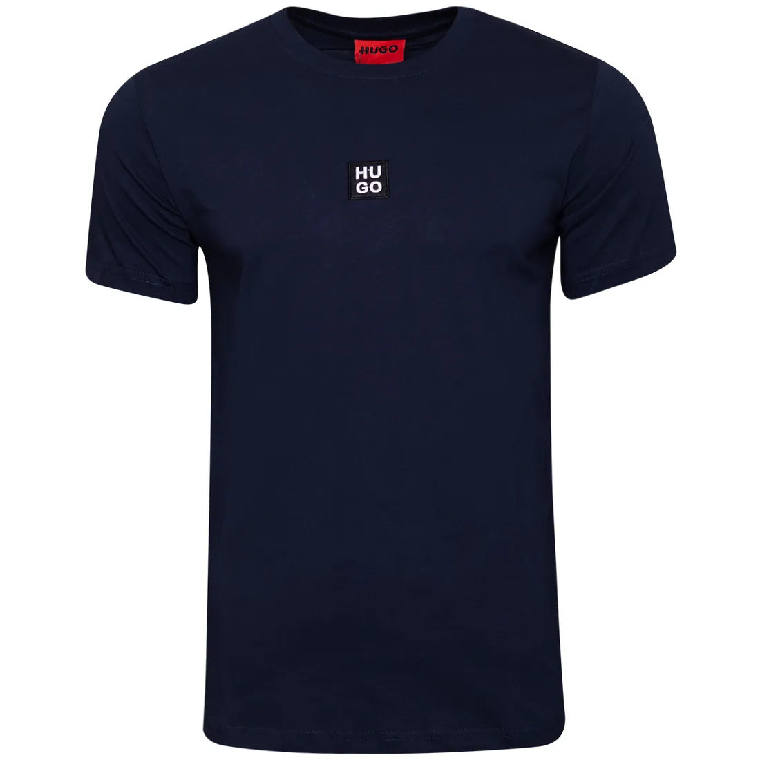 Koszulka męska t-shirt HUGO granatowa 100% BAWEŁNA