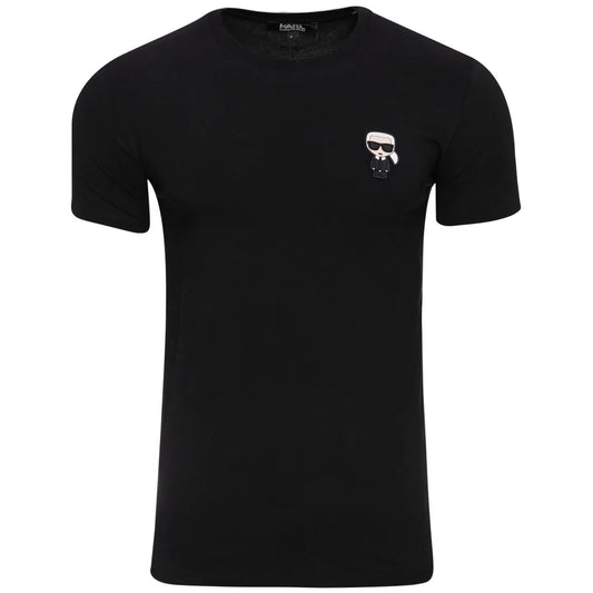 Koszulka męska t-shirt czarna KARL LAGERFELD 100% BAWEŁNA