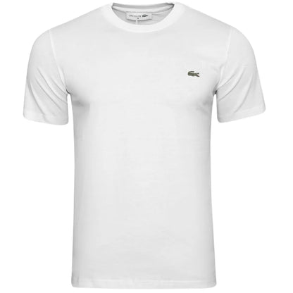 Koszulka męska t-shirt LACOSTE biała 100% BAWEŁNA