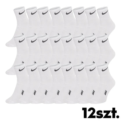 Skarpetki NIKE skarpety bawełna 12 PAR białe