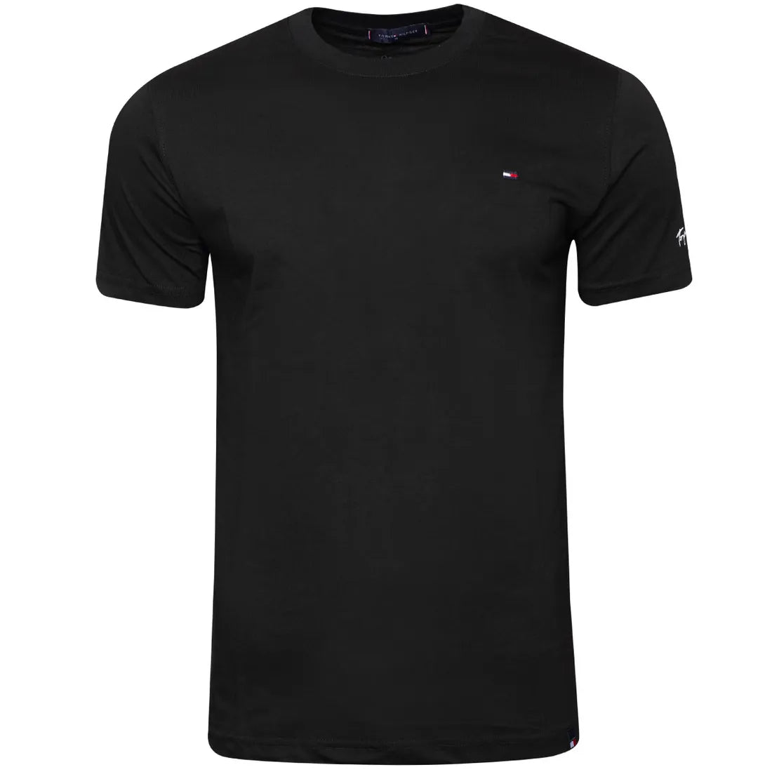 Koszulka męska t-shirt czarna TOMMY HILFIGER 100% BAWEŁNA
