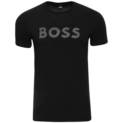 Koszulka męska t-shirt BOSS czarna 100% BAWEŁNA