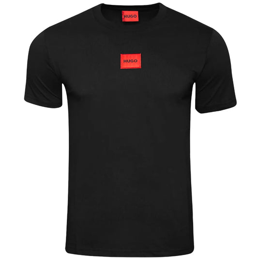 Koszulka męska t-shirt HUGO 100% BAWEŁNA czarna