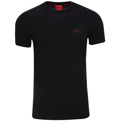 Koszulka męska t-shirt HUGO 100% BAWEŁNA czarna