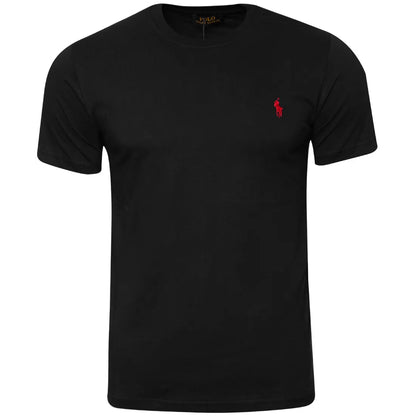 Koszulka męska t-shirt POLO RALPH LAUREN BAWEŁNA czarna