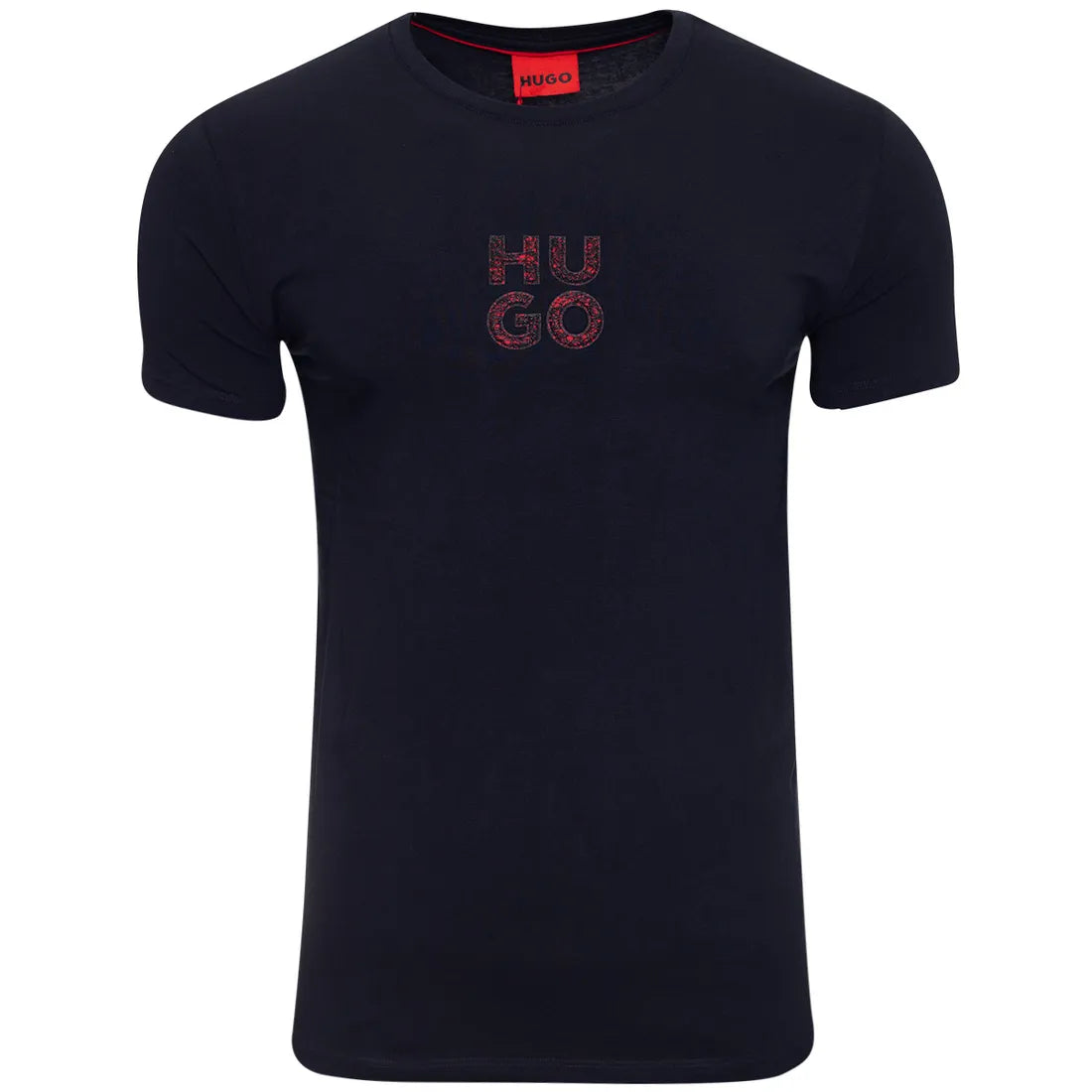 Koszulka męska t-shirt HUGO 100% BAWEŁNA granatowa