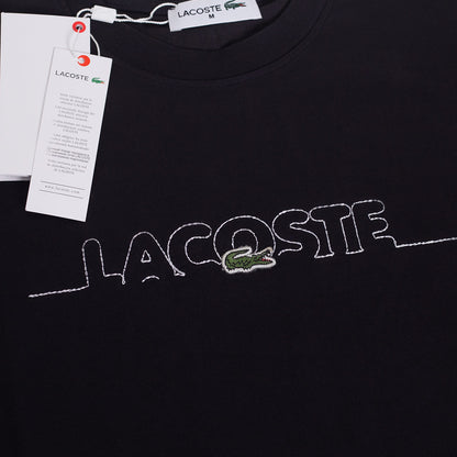 Koszulka męska t-shirt LACOSTE czarna 100% BAWEŁNA