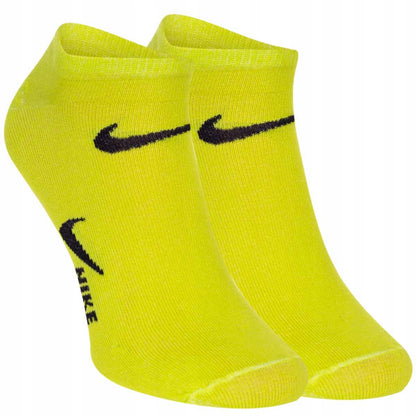 Skarpetki NIKE stopki 100% bawełna 8 PAR pomarańczowe/różowe/zielone 36-41