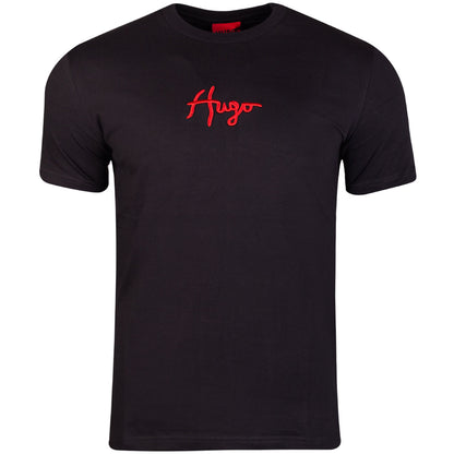 Koszulka męska t-shirt HUGO 100% BAWEŁNA czarna