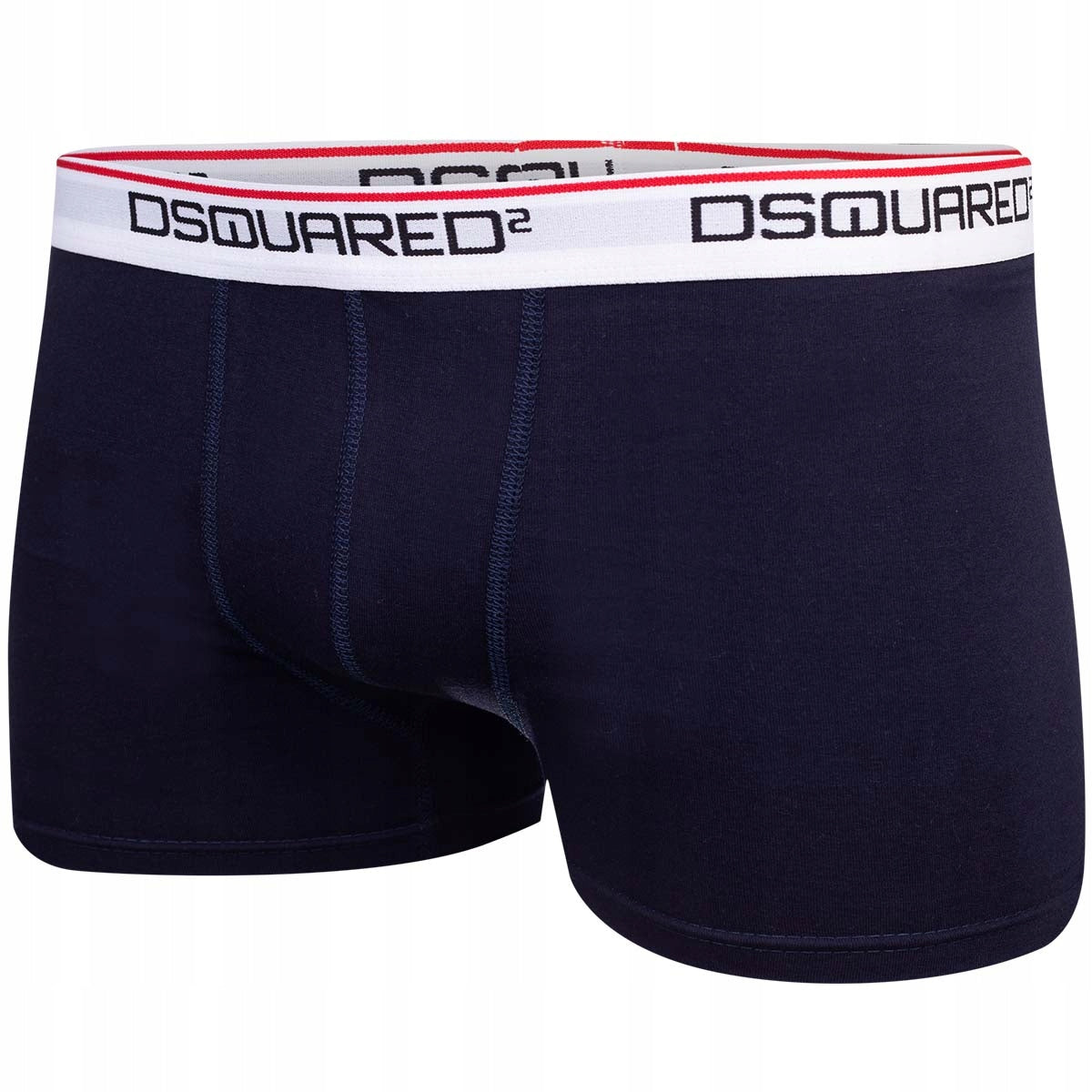 Męskie bokserki bawełniane majtki DSQUARED2 3P czarne, granatowe, szare