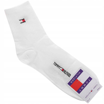 Skarpetki TOMMY HILFIGER skarpety 12 par BAWEŁNA białe
