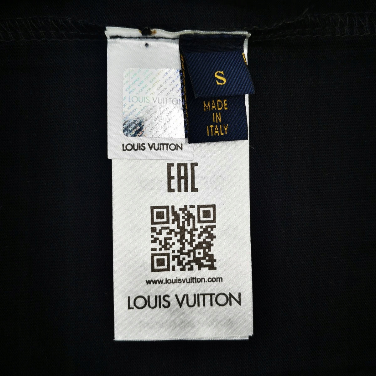 Koszulka męska t-shirt LOUIS VUITTON 100% bawełna czarna