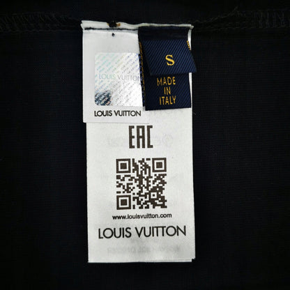 Koszulka męska t-shirt LOUIS VUITTON 100% bawełna czarna
