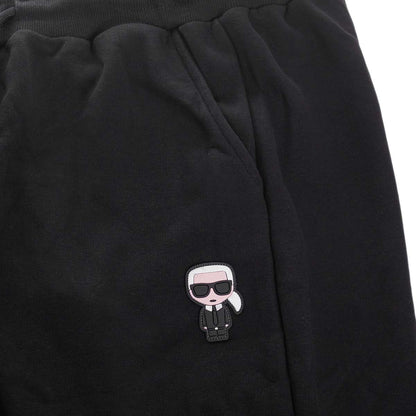 Spodnie męskie dresowe KARL LAGERFELD 100% bawełna czarne