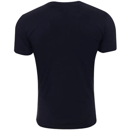 Koszulka męska t-shirt HUGO 100% BAWEŁNA granatowa