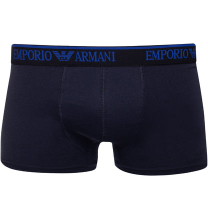 Bokserki męskie EMPORIO ARMANI majtki 3 PARY BAWEŁNA czarne/granatowe/szare