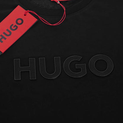 Koszulka męska t-shirt HUGO 100% BAWEŁNA czarna
