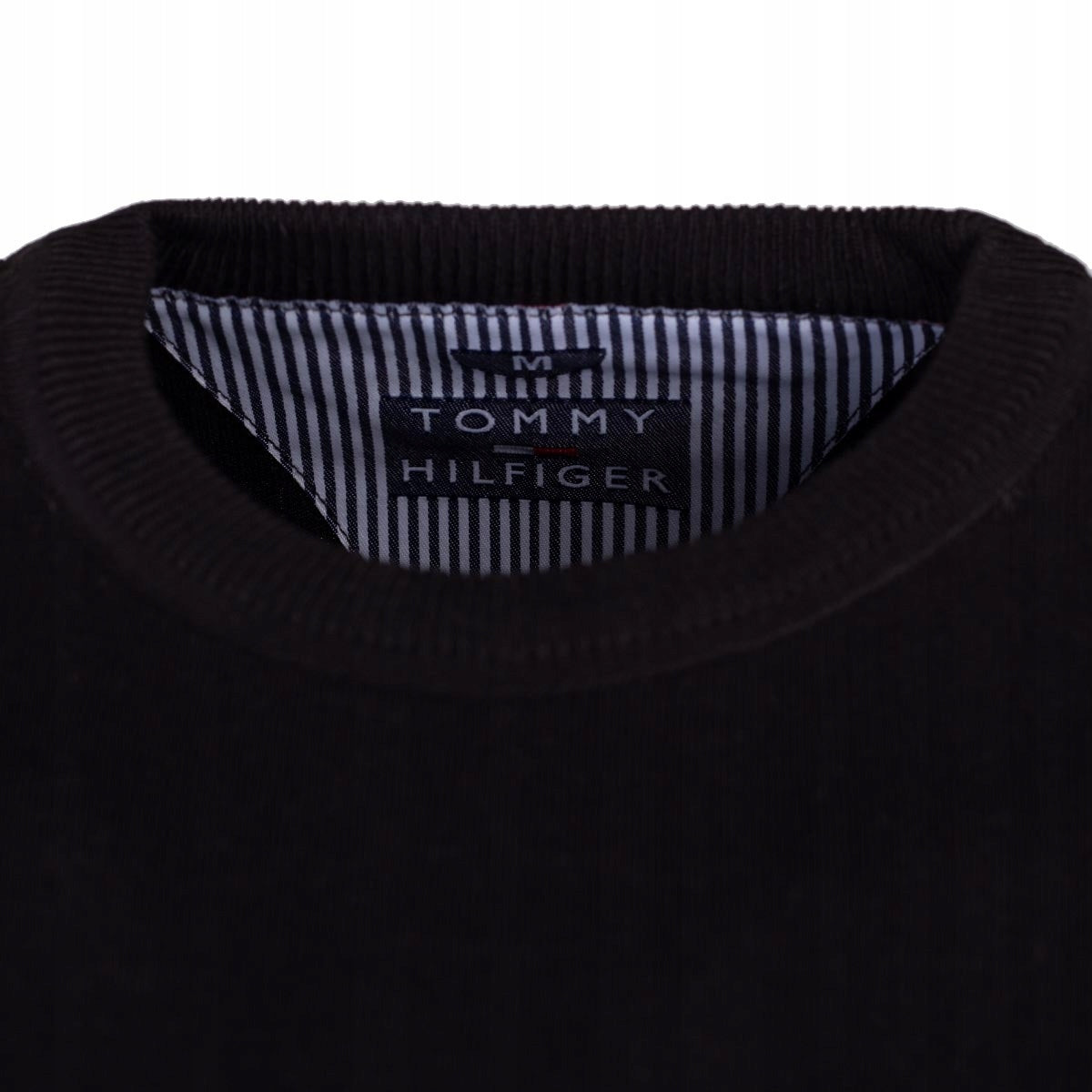 Sweter męski TOMMY HILFIGER 100% bawełna czarny