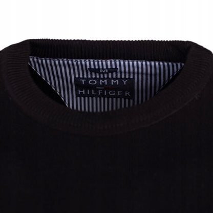 Sweter męski TOMMY HILFIGER 100% bawełna czarny