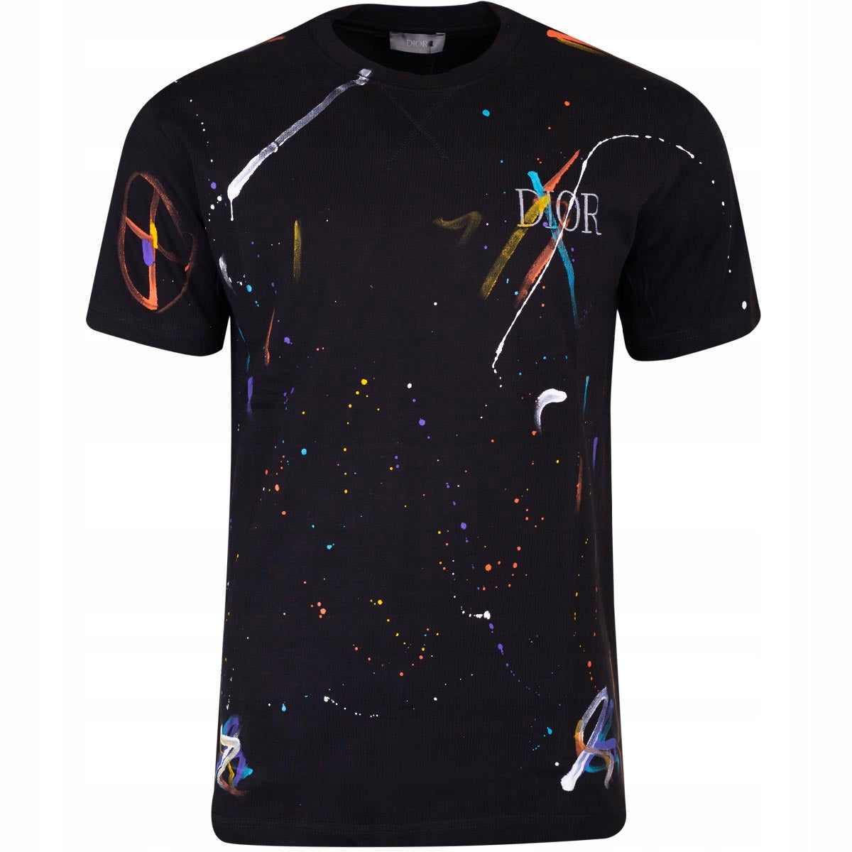 Koszulka męska t-shirt DIOR 100% bawełna czarna