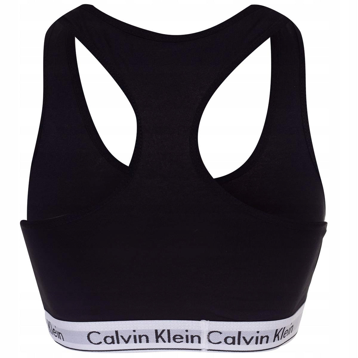 Damski komplet sportowy BAWEŁNA biustonosz + legginsy CALVIN KLEIN czarny