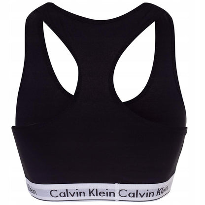 Damski komplet sportowy BAWEŁNA biustonosz + legginsy CALVIN KLEIN czarny