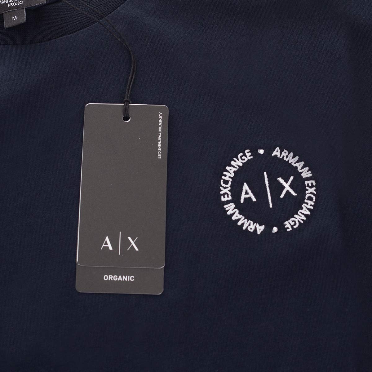 Koszulka męska t-shirt ARMANI 100% BAWEŁNA granatowa
