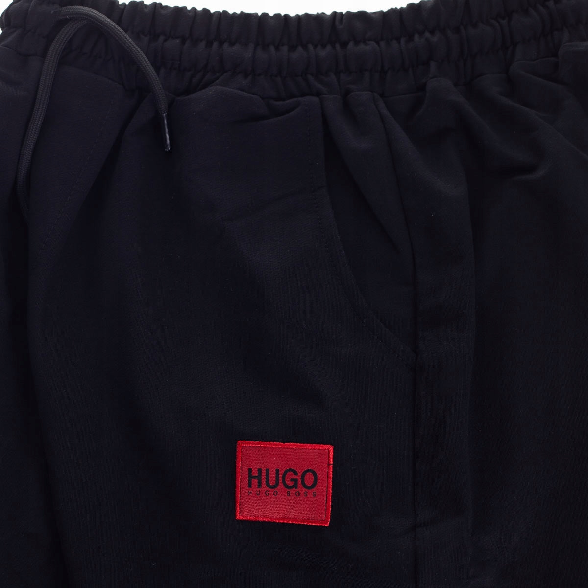 Spodnie męskie dresowe HUGO BOSS 100% bawełna czarne