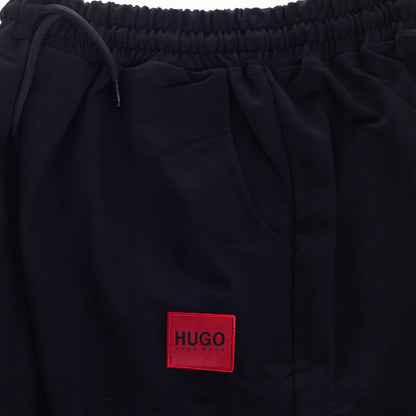 Spodnie męskie dresowe HUGO BOSS 100% bawełna czarne